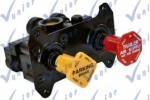 Valvula Estacionamiento MV3 Bendix con Conexiones Rapidas Codo 90° Freightliner JJ5013293. Bendix